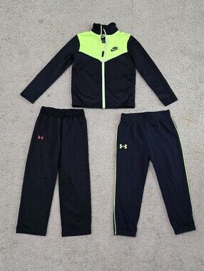 Boy's Nike Track Jacket and Jogger Pants Sweatpants Size 4T Youth 4-5 Years